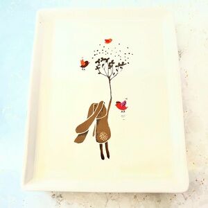 Happy Little Spring By Magenta Tricker Dish Easter Bunny Basket Gift Valentines